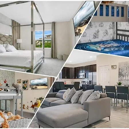 Stylish 5-Bedroom Villa - Perfect Disney Getaway!